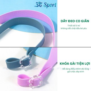 Kính Bơi Trẻ Em Hình Thú Dễ Thương Chống Nước, Tròng Kính Trong Suốt Dây Đeo Co Giãn KB-2650