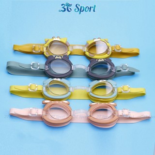 Kính Bơi Trẻ Em Hình Thú Dễ Thương Chống Nước, Tròng Kính Trong Suốt Dây Đeo Co Giãn KB-2650
