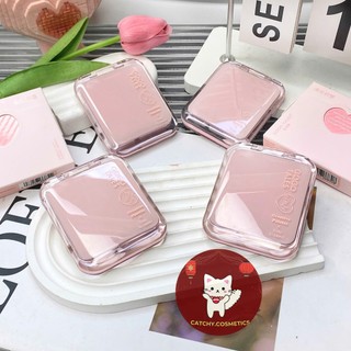 [GOGO TALES] Bảng Phấn Mắt GOGO TALES 2in1 Kèm Má Hồng Trái Tim Vỏ Hồng, 9g (GT808)