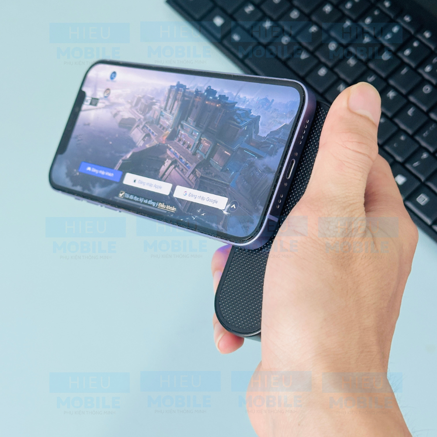 Tay cầm gắn điện thoại có tản nhiệt sò lạnh dùng pin sạc 5000mAh chống nóng chống mỏi tay khi chơi game, quay video