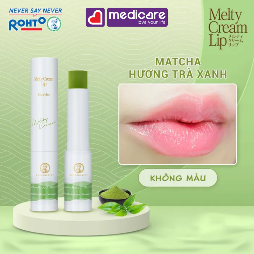 Son dưỡng MENTHOLATUM Melty Cream Lip SPF25 PA+++ 2.4g