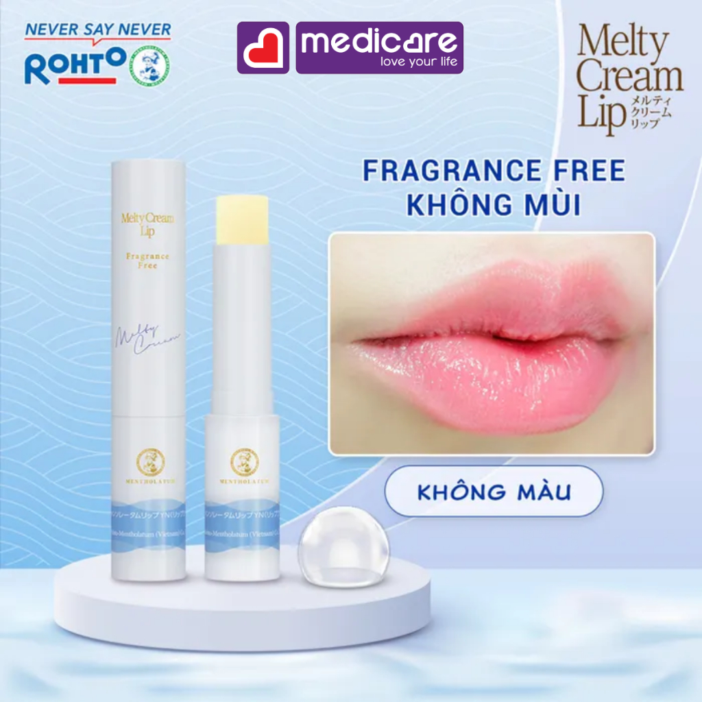 Son dưỡng MENTHOLATUM Melty Cream Lip SPF25 PA+++ 2.4g