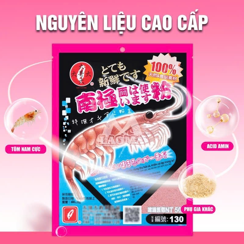 BỘT TÔM NAM CỰC SIÊU DỤ 500G - ĐCĐ