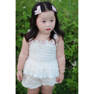 Set 2 kẹp thỏ màu sắc dễ thương cho bé