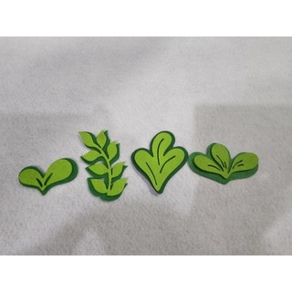 set 100 lá kép trang trí mẩm non