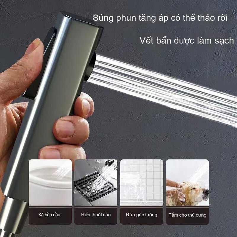 Bộ vòi sen nóng lạnh phím đàn Vòi sen đứng, lõi đồng, hiển thị nhiệt độ,4 chế độ phun nước
