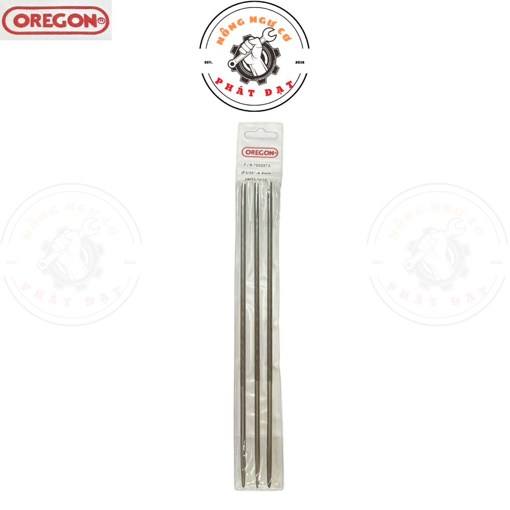Giũa máy cưa xích ORÊGON size 4.0mm, 4.8mm, 5.5mm, Chất liệu Thép hợp kim cao cấp, siêu bền, khó mòn