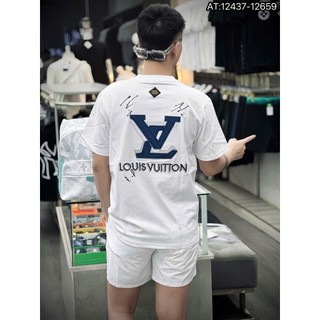 ÁO thun nam cổ tròn họa tiết thêu tay ngắn phong cách trẻ trung chuẩn from