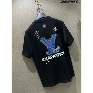 ÁO thun nam cổ tròn họa tiết thêu tay ngắn phong cách trẻ trung chuẩn from