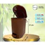 THÙNG RÁC BẦU - 9 lít - TL 007 - [ Màu : Nâu gỗ ] có chân đạp, nhua có lõi bên trong