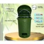 THÙNG RÁC BẦU - 9 lít - TL 007 - [ Màu : Nâu gỗ ] có chân đạp, nhua có lõi bên trong