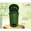 THÙNG RÁC BẦU - 9 lít - TL 007 - [ Màu : Nâu gỗ ] có chân đạp, nhua có lõi bên trong
