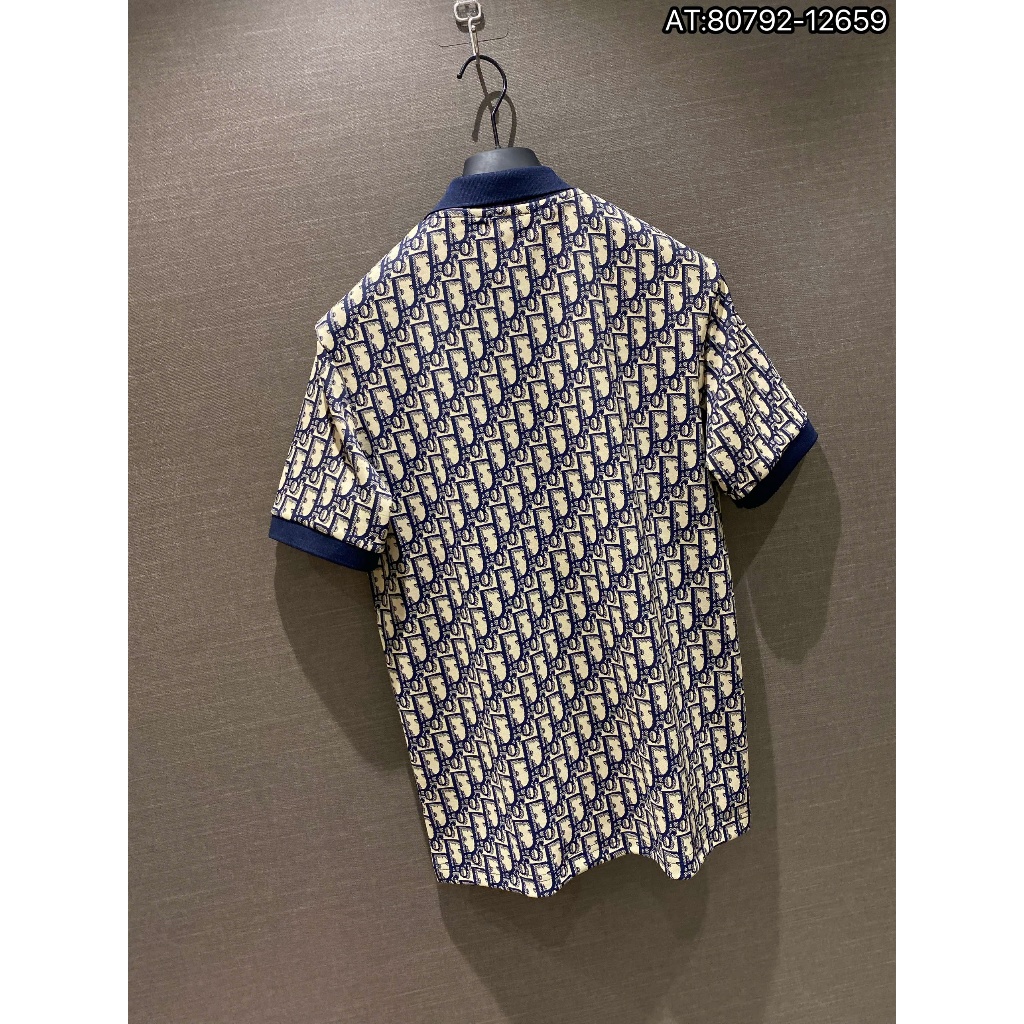 ÁO polo nam cổ tròn họa tiết tay ngắn phong cách trẻ trung chuẩn from