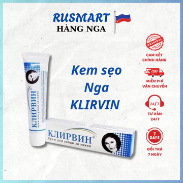 Kem Sẹo Nga Klirvin Giảm Thâm Mờ Sẹo Rạn Da Tuýp 25g