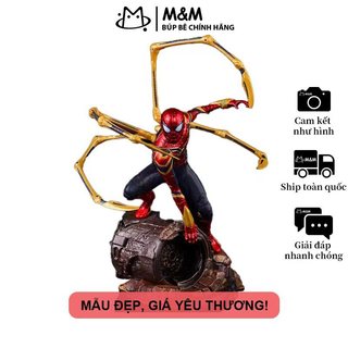 Tượng Marvel Spider-Man Bộ Giáp Sắt - No Way Home, Mô hình Avengers, Để bàn, Venom Giao hàng Hà Nội