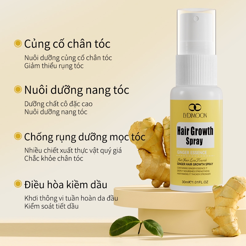 Tinh dầu mọc tóc Xịt mọc tóc Serum chống rụng tóc 30ml Thành phần thảo dược giúp tóc mọc hiệu quả