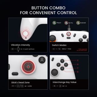 Tay cầm chơi game không dây GameSir Nova Lite T4n Lite dành cho PC, Steam, Android, IOS, Switch