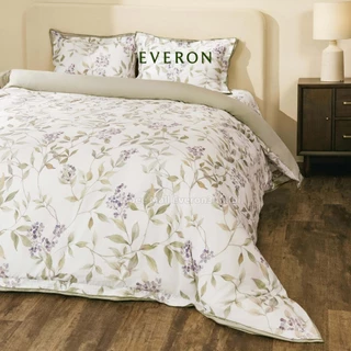 Chăn ga gối Everon Mùa cỏ dại - EPC 26013 màu in hoa vải Cotton