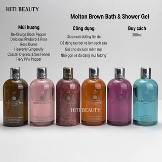 Sữa Tắm Hương Nước Hoa Molton Brown Bath & Shower Gel 300ml | HiTi Beauty