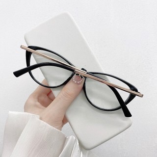 Gọng Kính Cận - Kính Mắt Mèo Nhựa Kết Hợp Kim Loại ( Phù Hợp Mặt Nhỏ) Chống Ánh Sáng Xanh, Chống UV400 Ms Tr 9009