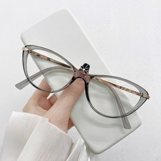 Gọng Kính Cận - Kính Mắt Mèo Nhựa Kết Hợp Kim Loại ( Phù Hợp Mặt Nhỏ) Chống Ánh Sáng Xanh, Chống UV400 Ms Tr 9009