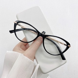 Gọng Kính Cận - Kính Mắt Mèo Nhựa Kết Hợp Kim Loại ( Phù Hợp Mặt Nhỏ) Chống Ánh Sáng Xanh, Chống UV400 Ms Tr 9009