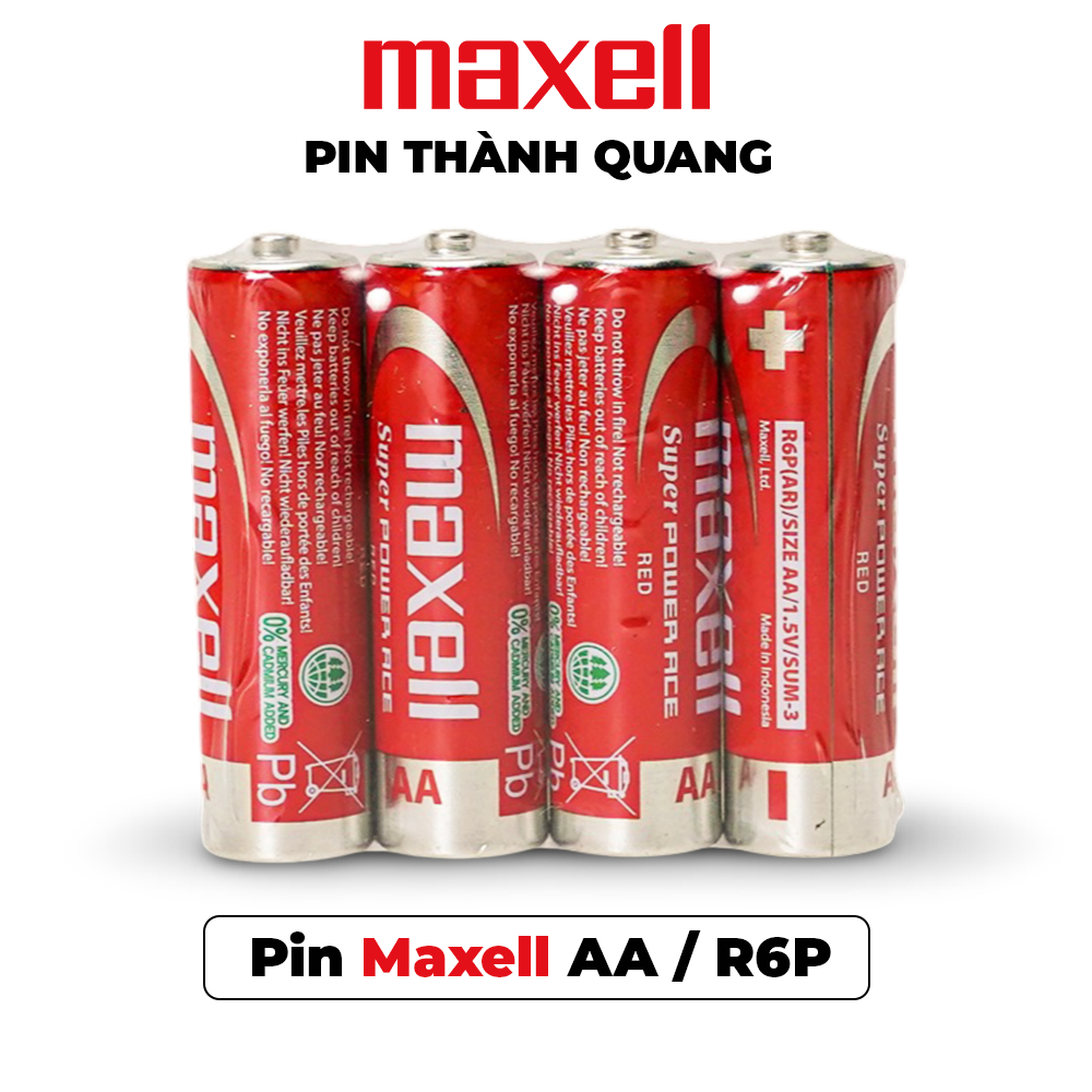 Pin Maxell AA / R6P 1.5V – Hàng Chính Hãng | Pin Thành Quang | Shopee ...