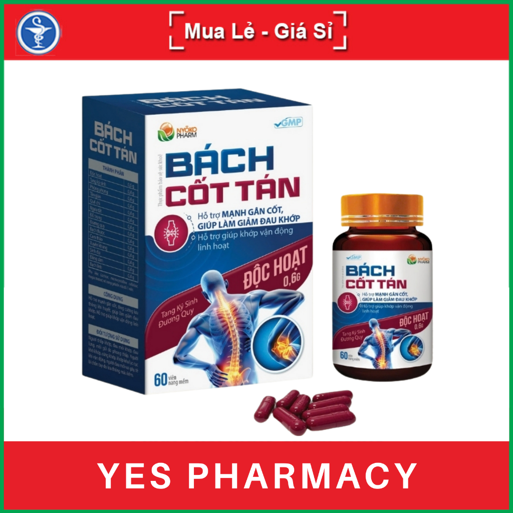 Viên uống Bách Cốt Tán dành cho người thấp khớp, đau mỏi khớp, đau lưng ...