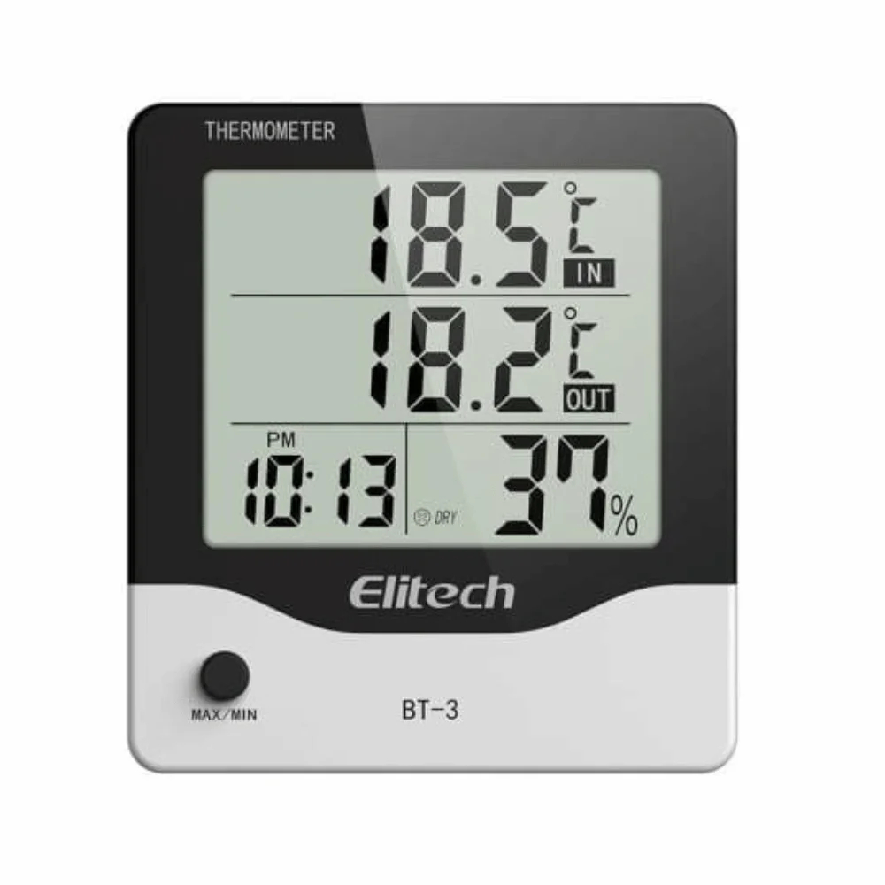 ĐỒNG HỒ ĐO NHIỆT ĐỘ/ĐỘ ẨM ELITECH BT-3, CÓ SENSOR KÉO DÀI