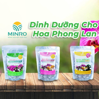 Phân bón gốc cho lan MINRO 6-4-6+TE - Phân bón Kích ra hoa, lâu tàn - Gói 36 túi lưới