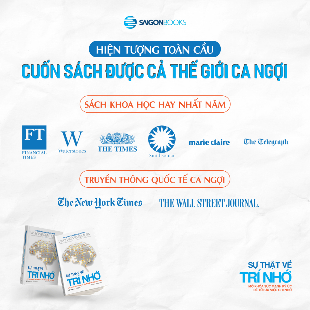 Sách - Why We Remember - Sự Thật Về Trí Nhớ Saigonbooks