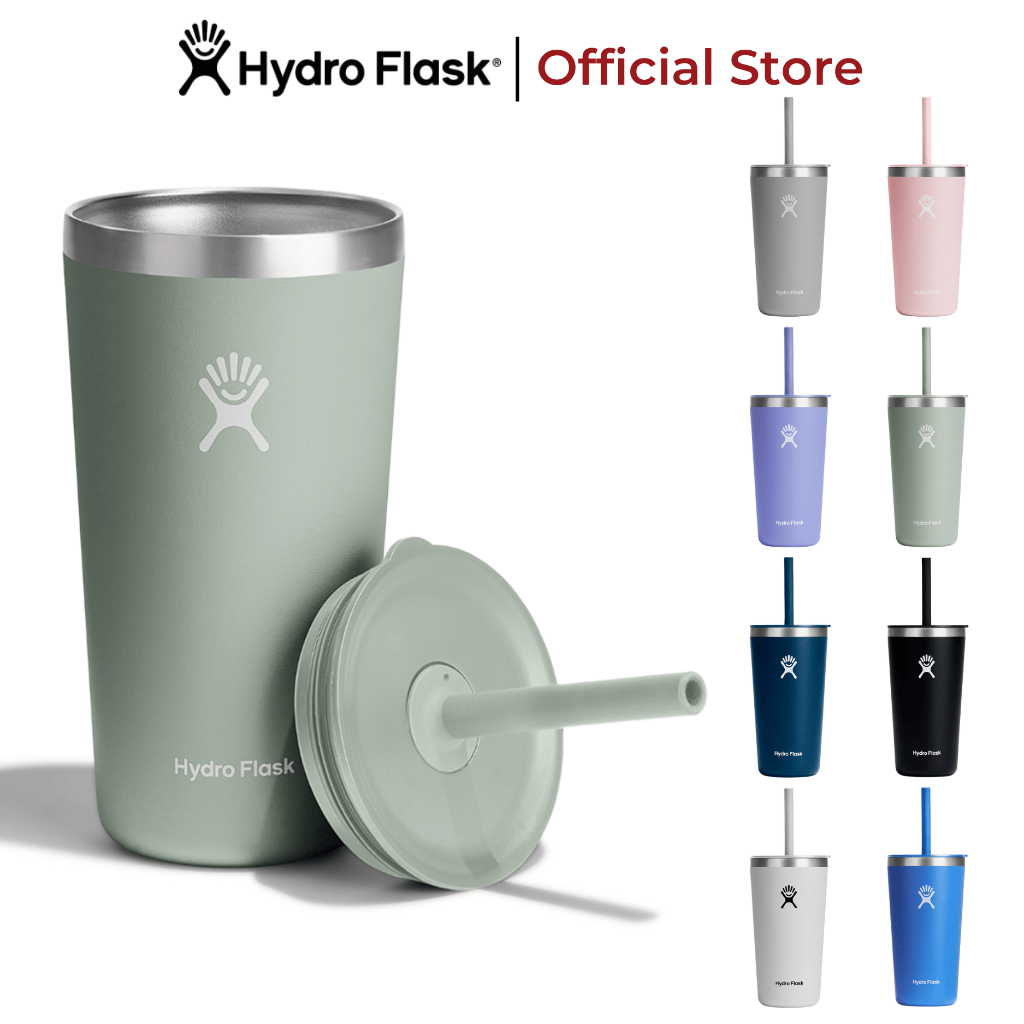 Ly giữ nhiệt Hydro Flask 591ml Around Tumbler Straw Lid  20 oz có nắp ống hút, chính hãng, an toàn