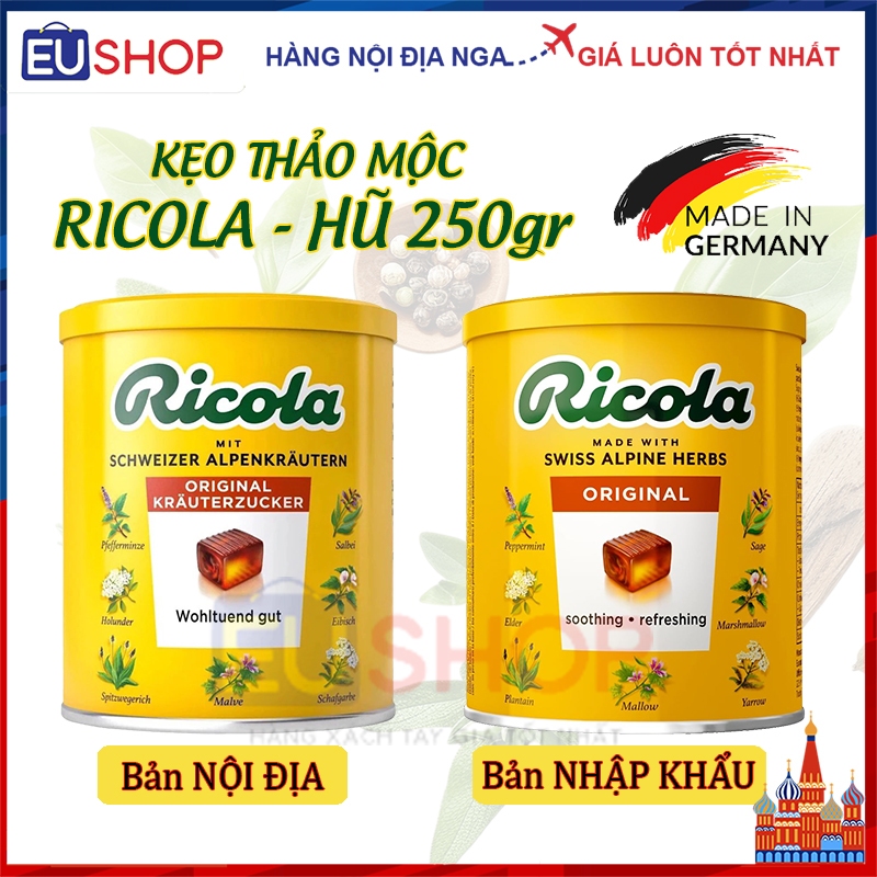 Ricola - Kẹo Ngậm Thảo Mộc Chính Hãng, Giá Tốt, Đảm Bảo 丨 Shopee Việt Nam