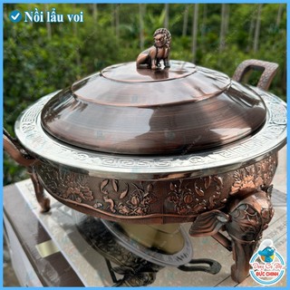 Nồi lẩu voi chân cồn sang trọng đẳng cấp
