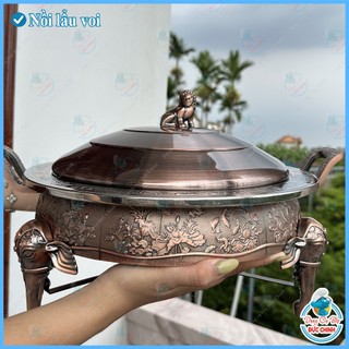 Nồi lẩu voi chân cồn sang trọng đẳng cấp