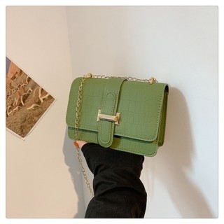 [XẢ KHO GIẢM 30K] Túi xách nữ, túi đeo chéo vân da cá sấu khóa chữ H trẻ trung thanh lịch BELI05
