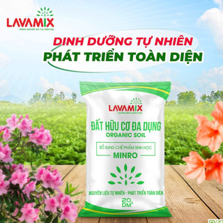 20dm3 Đất trồng cây đa dụng có chứa đất thịt tự nhiên, Phân bón hữu cơ, Xử lý nấm bệnh - Khoảng 14kg