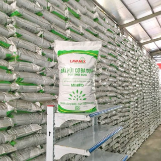 20dm3 Đất trồng cây đa dụng có chứa đất thịt tự nhiên, Phân bón hữu cơ, Xử lý nấm bệnh - Khoảng 14kg