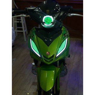 [EX2010] Cụm Đèn Xinhan Demi Audi A11 Led Lamp  Đổi Màu Chỉnh App Đthoai Dành Cho Exciter 4 số. Luôn Cặp Xinhan