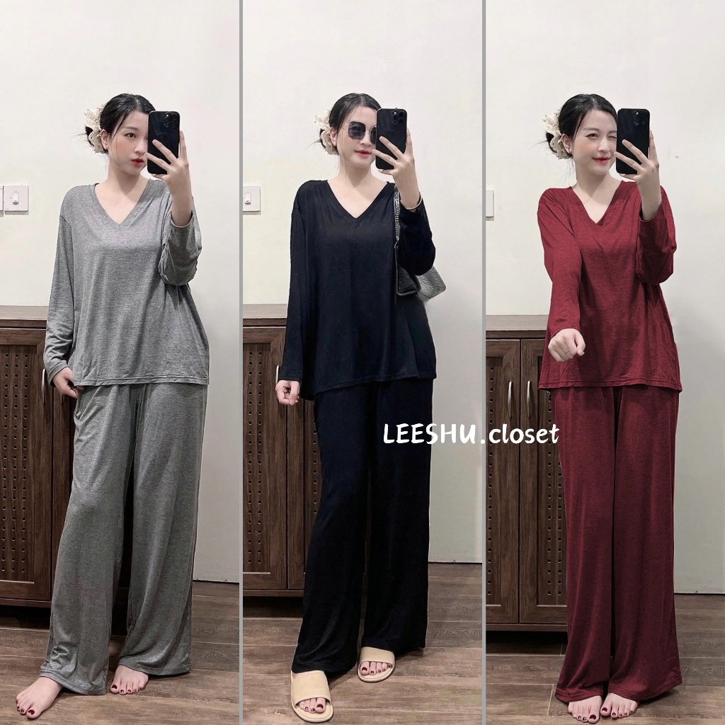 quần nới lỏng áo thun buông rủ