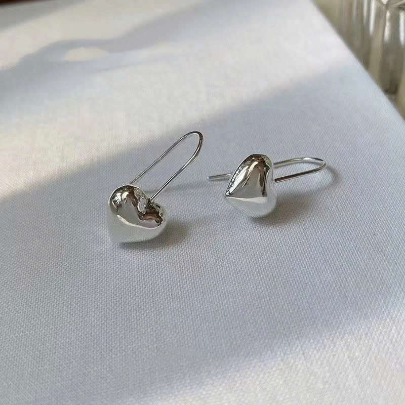 Bông Tai Nữ Hình Trái Tim Bạc Cực Xinh – Thiết Kế Tinh Tế, Phong Cách Hàn Quốc, Chất Liệu Cao Cấp KT37