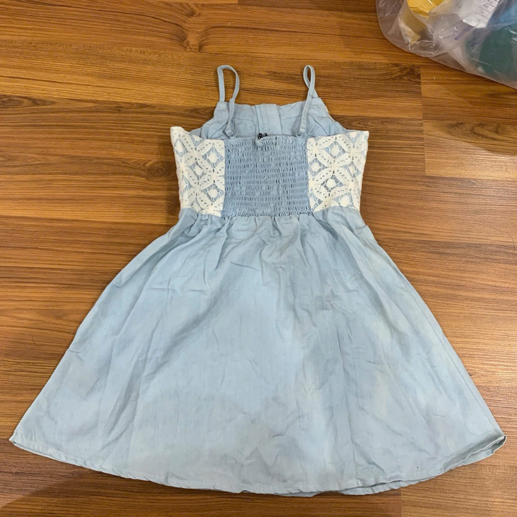 SALE LỖI Váy Jean Mỏng Bé Gái 7-16 Tuổi (21-40kg) Hàng Lỗi Phai Giá Tốt Dễ Phối Đồ Thời Trang L069