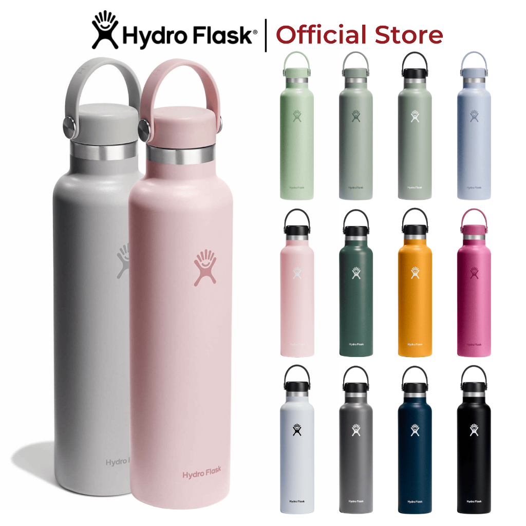Bình giữ nhiệt Hydro Flask 710ml Standard Flex Cap 24 oz chính hãng, giữ nhiệt tốt, an toàn