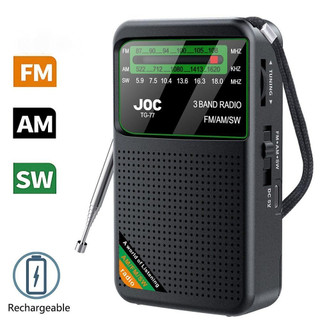 SUBOGDG Radio - 3 Băng Tần FM/AM/SW - Âm Thanh To Sống Động Không Rè Không Nhiễu Nghe Nhạc