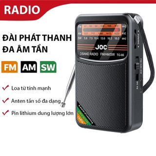 SUBOGDG Radio - 3 Băng Tần FM/AM/SW - Âm Thanh To Sống Động Không Rè Không Nhiễu Nghe Nhạc