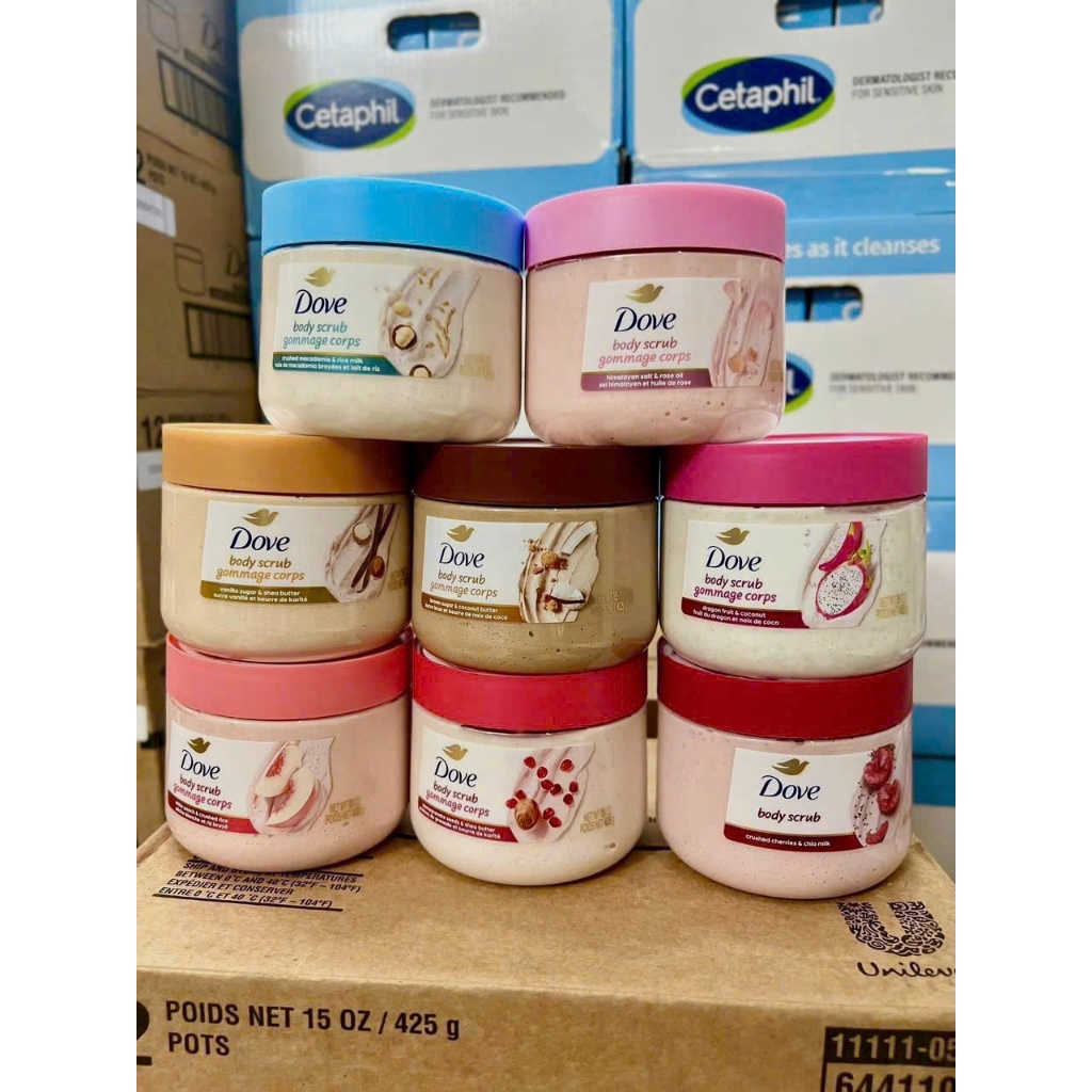 Tẩy tế bào chết Dove Body Scrub 298g/425g Nhiều mùi hương_Olay