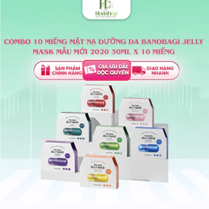 Combo 10 Miếng Mặt Nạ Dưỡng Da Banobagi Jelly Mask Mẫu Mới 2020 30ml x 10 Miếng
