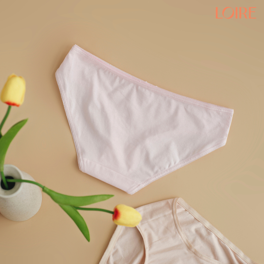 Quần Lót Nữ Loire Chất Cotton Mềm Mại Thoáng Mát Thấm Hút Tốt Đáy Quần Kháng Khuẩn Loirechic QL250516