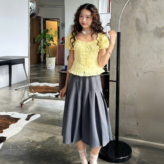 NAVIE - Chân váy dài xếp ly dài LITA thời trang nữ