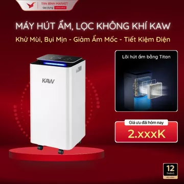 Máy Hút Ẩm Lọc Không Khí KAW K4L/12L - Lọc Không Khí, Giảm Ẩm Hiệu Quả, Dùng Cho Nhà Ở & Văn Phòng